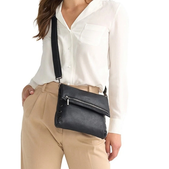 Handbags - NWT Hammitt VIP Medium  Black Soft Leather Crossbody bag.
